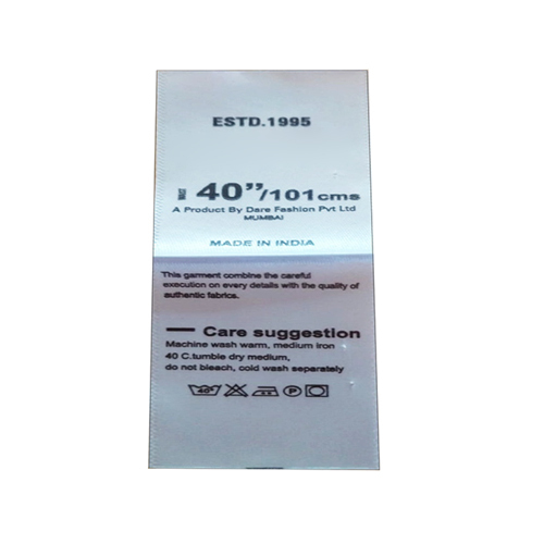 Edge Satin Woven Label