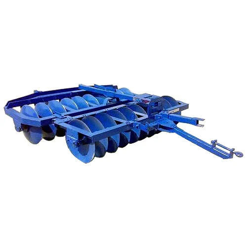 Offset Discs Harrow - Color: Blue