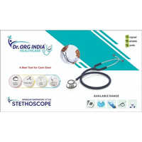 Sprague Rappaport Stethoscope - Stainless Steel, 44 Mm Tunable Diaphragm, Black Chest Piece | Usage: Hospital, Recommended For: All