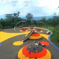 Epdm Rubber Flooring - Ethylene Propylene Diene Methylene Material, Multicolor Design | Anti-slip, Easy Installation, Sound Absorption