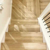 Brown Interior Wooden Staircase