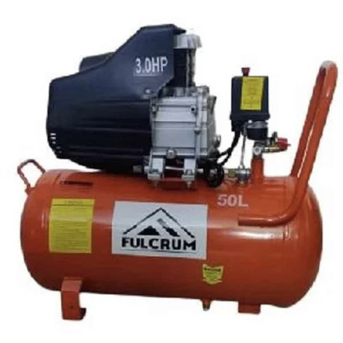 Orange Industrial Air Compressor