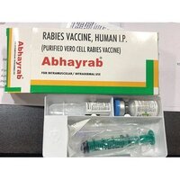 Abhayrab Vaccine - Liquid Injection, 2.5iu Human Rabies Vaccine | Recommended For Rabies Prevention, Store At 2-8â°c, 1 Injection Piece