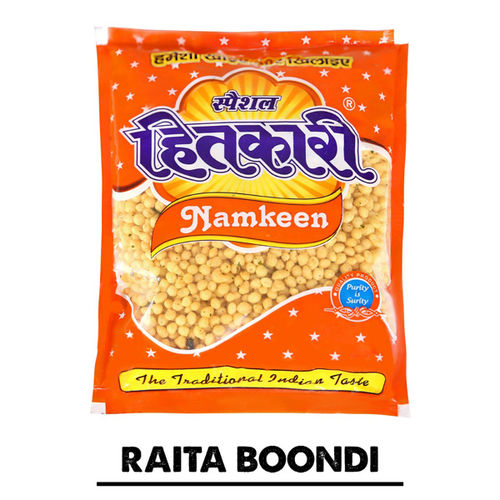 Raita Boondi Namkeen Carbohydrate: 52.7 Grams (G)