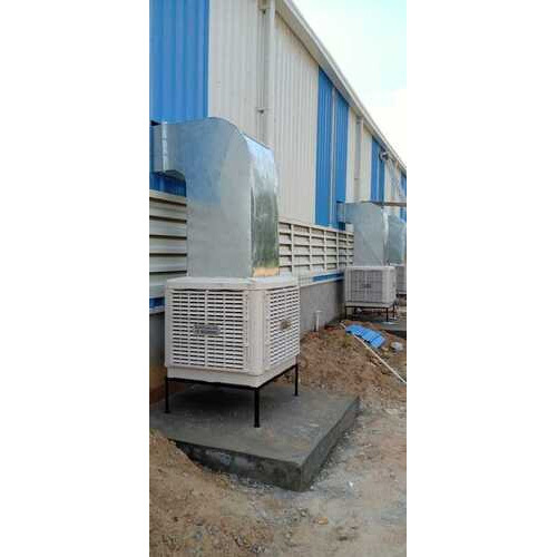 Plastic industrial evaporative air cooler