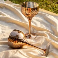 Golden Copper Gobelt Glasses