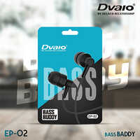 Dvaio EP- 02 Wired In the Ear Headphone (With mic Yes Assorted)