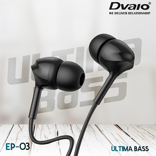 Dvaio EP- 03 Wired In the Ear Headphone (With mic Yes Assorted)