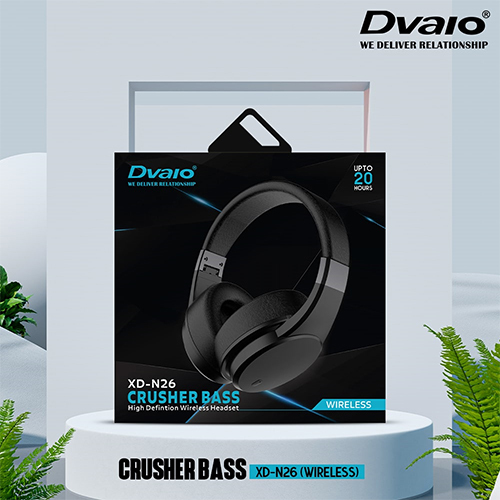 Dvaio Crusher Bass Wireless Bluetooth On the Ear Headphone