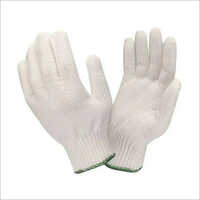 Cotton Gloves - Washable Cotton Fabric, Full Finger Design In Crisp White | Durable Household Protection For Daily Use