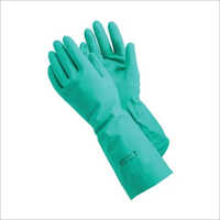Blue Rubber Reusable Household Gloves