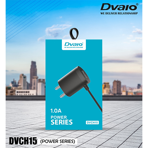Dvaio DVCH15 Single Port 1.0 A Wall Charger (Black)