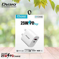 Dvaio DVCH45 Dual Port 5 A Multiport USB Charger (White)