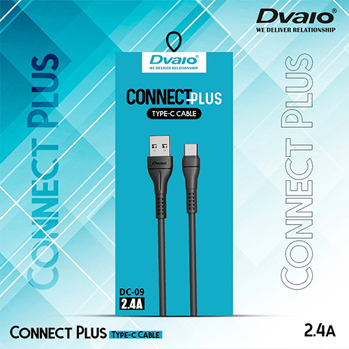 Dvaio DC-09 Single Pin Type C Data Charging Cable