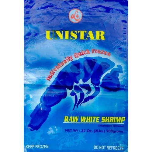Raw White Shrimp Packaging Pouch