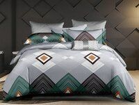 Printed Bedsheet With 2 Matching king size Pillow Covers