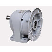 Inline Helical Gearbox - Aluminum Housing, 0.37kw To 2.2kw Power | Gray, Factory Filled Synthetic Grease, Worm Gears