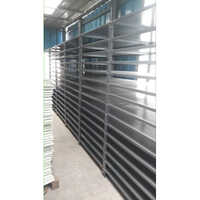 Mild Steel Office Paper Rack - Rectangular Design, White Finish | Durable Storage Solution For Papers, Files, And Documents
