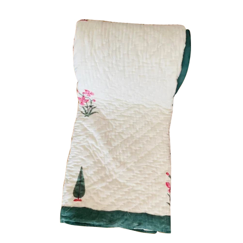 Hand Block Printed Jaipuri Quilt