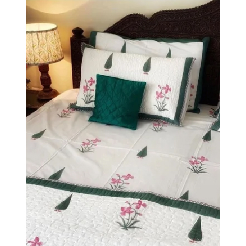Hand Block Printed Bed Sheet