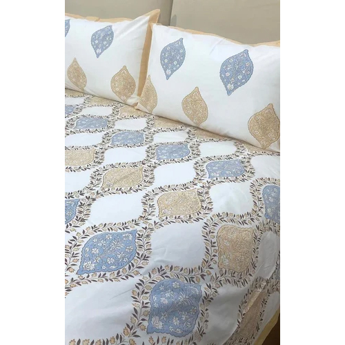 Stylish Hand Block Printed Bed Sheet