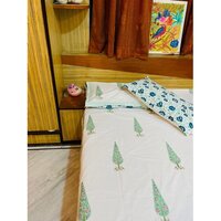 Floral Cotton Bed Sheet