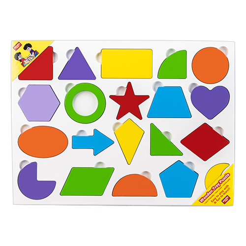 Shape Sorter Tray 20 Shapes With Thumbcuts Age Group: 3 Year Plus at ...