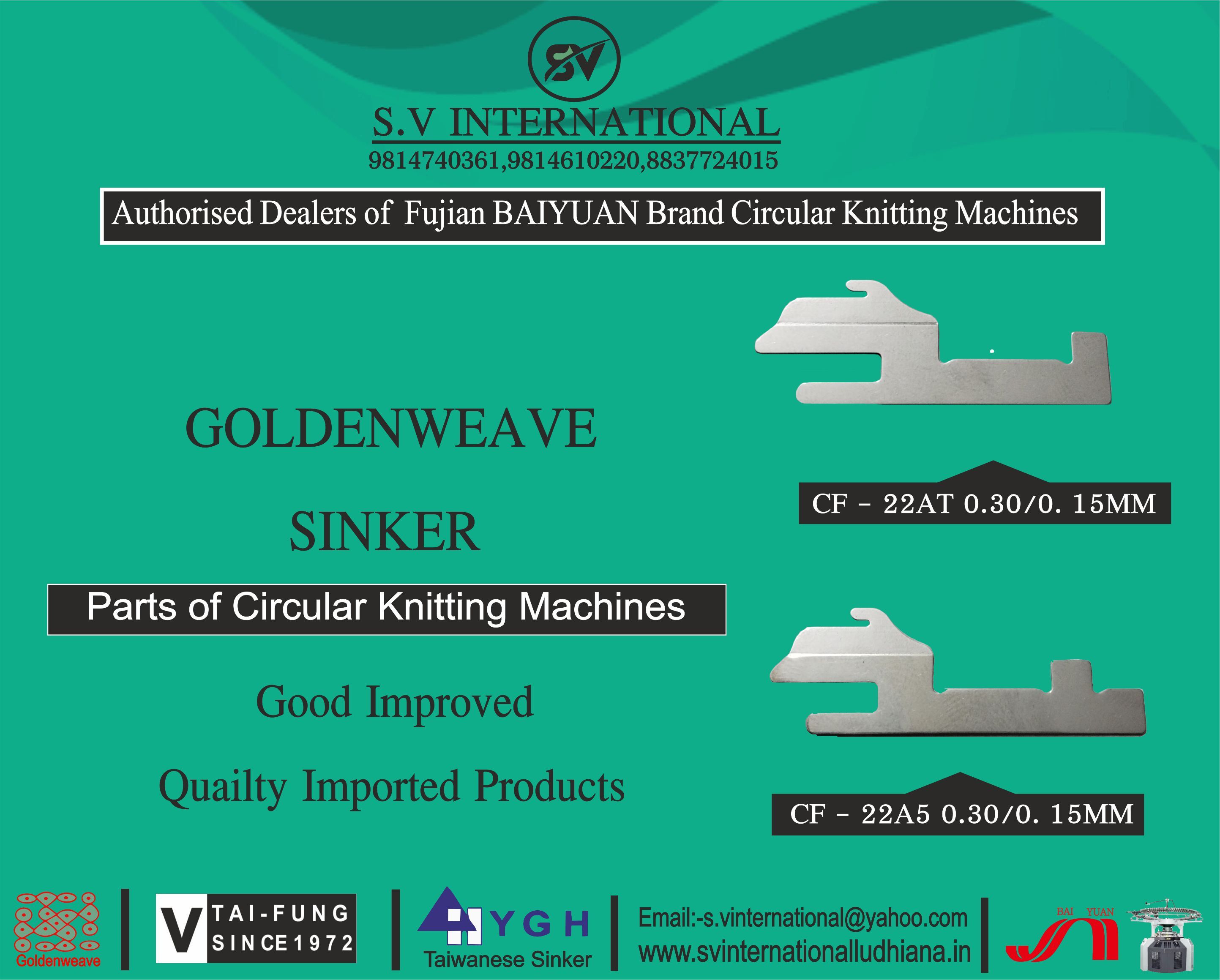 CF-22AT 0.30/0.15MM AND CF-22A5 0.30/0.15MM Golden Weave Brand Made in Korea
