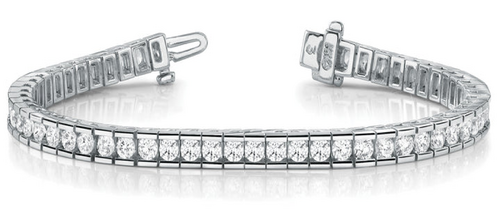 Dangling Tourmaline Drops Diamond Tennis Bracelet  Jaipur Jewels