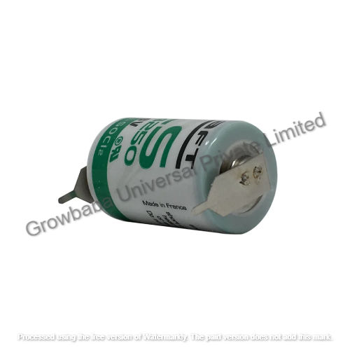 Saft LS14250 with Pin 3.6volt Size: 1/2AA Li-SOCL2 Battery