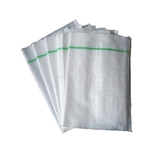 PP Woven White Bag - Polypropylene Material, Customized Size, Eco-Friendly Design | Captivating Patterns, Cotton & Jute Thread Options