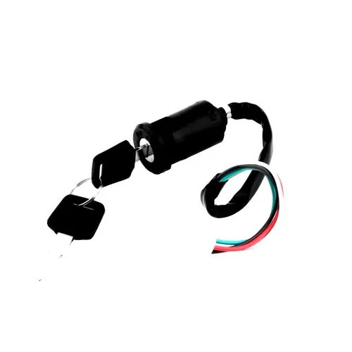 Bike Switch Lock - Mild Steel, 2-Wheeler Motorbike Ignition System with Anti-Theft Key Coding