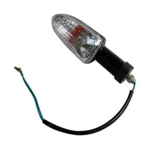 Two Wheeler Indicator Light - Plastic Material, Black & Yellow Colors | Designed For 2 Wheeler Automotive Lighting System