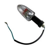 Two Wheeler Indicator Light - Plastic Material, Black & Yellow Colors | Designed For 2 Wheeler Automotive Lighting System