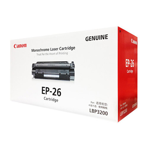 CANON Black Ep26 Printer Toner Cartridge 