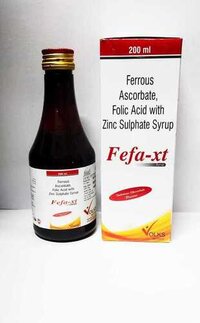 Pcd Pharma Company - Pharma Syrup, 200 Ml Bottle And Carton | Dark Red, Ferrous Ascorbate, Folic Acid, Zinc Sulphate, 24 Months Shelf Life