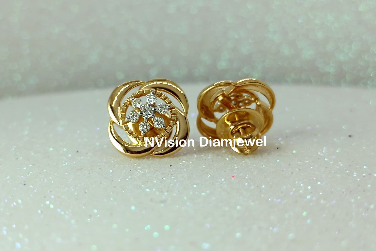 Natural Diamond Planetary themed Earrings