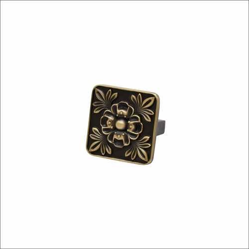 Zinc Knob Antique Finish Zk 611 - Color: Gold