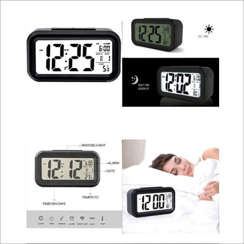 Black Alarm Clock Gender: Unisex