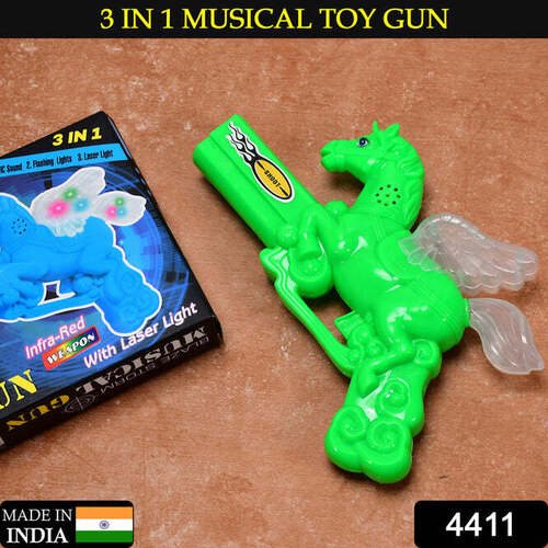 Musical Laser Light Effect Gun Age Group: 1-2 Yrs