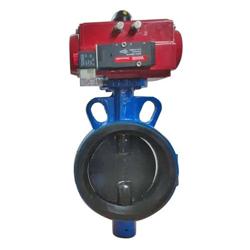 Cast Iron Butterfly Valve With Pneumatic Actuator