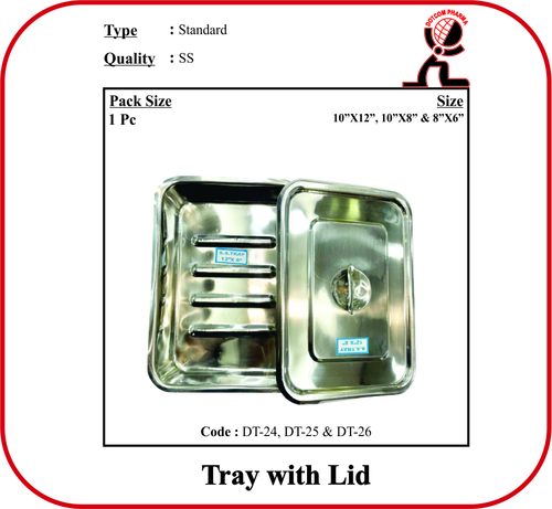 Tray With Lid (08 Inch X 06 Inch)