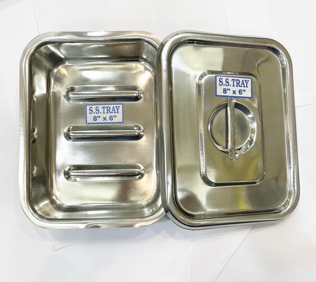 Tray With Lid (08 Inch X 06 Inch)