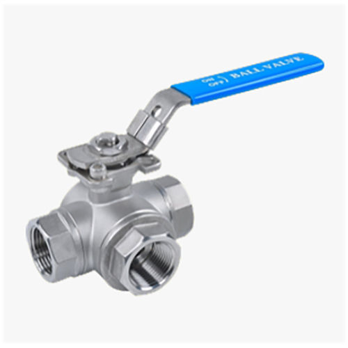 3 Way Screwed End Ball Valves Application: Industrial