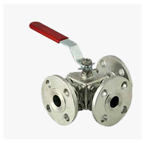 3 Way Flange End Ball Valves Application: Industrial