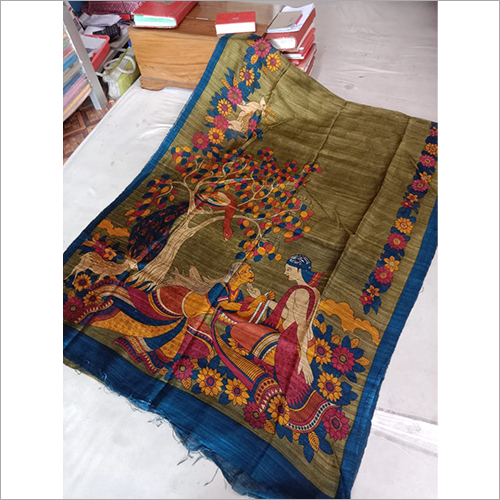 Printed Matka Silk Sarees