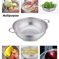 STAINLESS STEEL RICE VEGETABLES WASHING BOWL