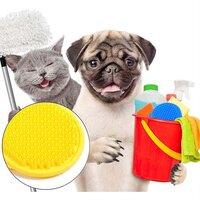 PUPPIES PET MASSAGE RUBBER BATH GLOVE FOR DOGS