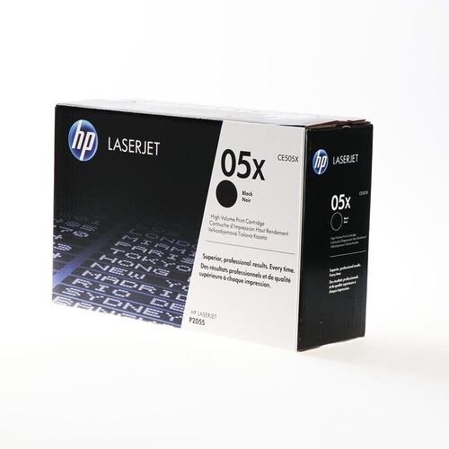 HP 05X High Yield Black Original LaserJet Toner Printer Cartridge (CE505X)