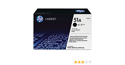 Black Hp 51a Printer Toner Cartridge